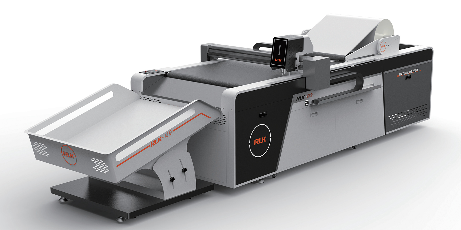 MKC-0806L Automatische sticker-etiketpapier Digitale druk- en stansmachine